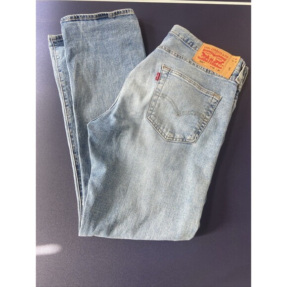 Levis 501 Original Fit Stretch Distressed Denim Jeans 32 x 30 - Picture 9 of 9